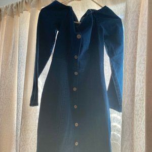 Jean Dress with long sleeves XL